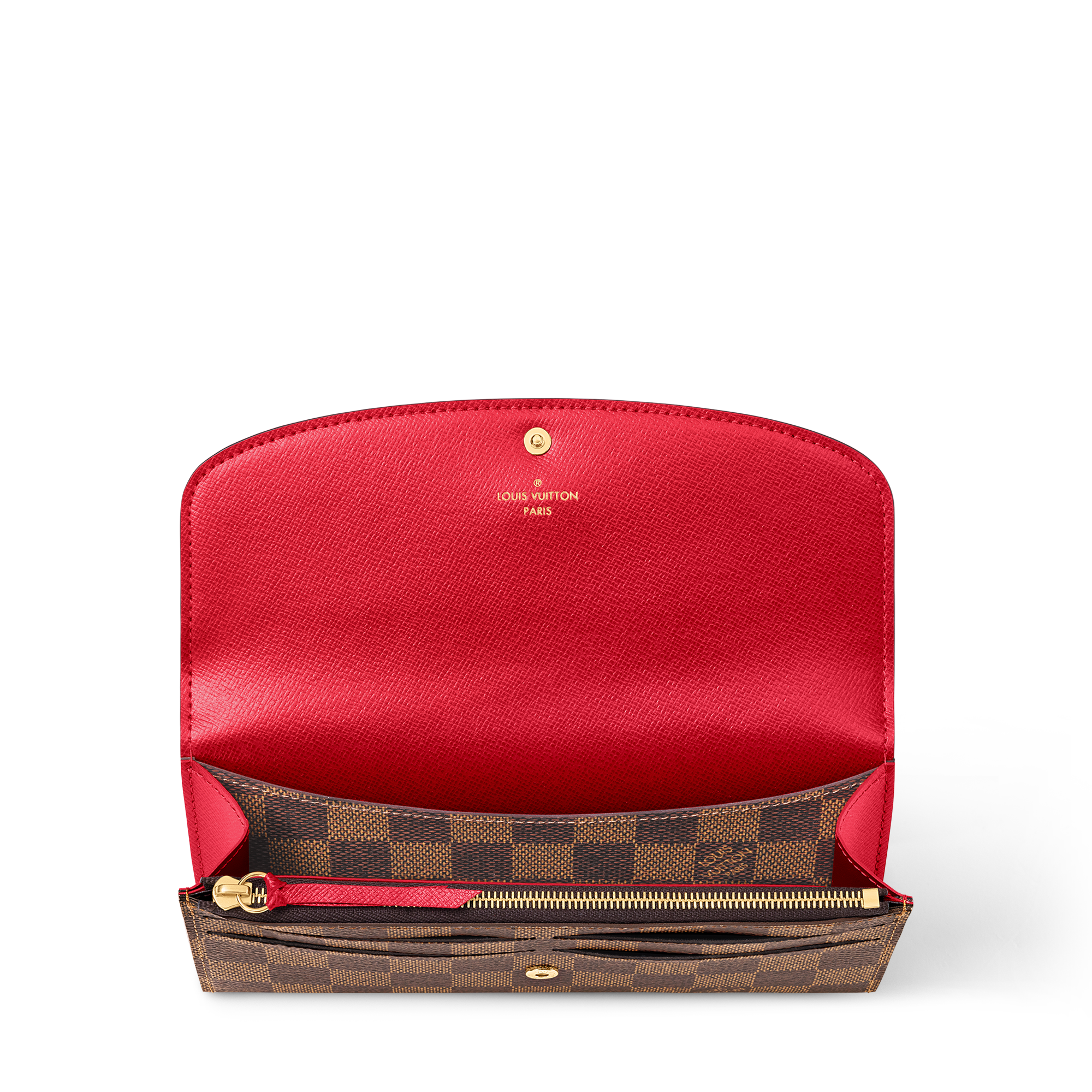 Emilie Wallet Damier Ebene Canvas - Wallets and Small Leather